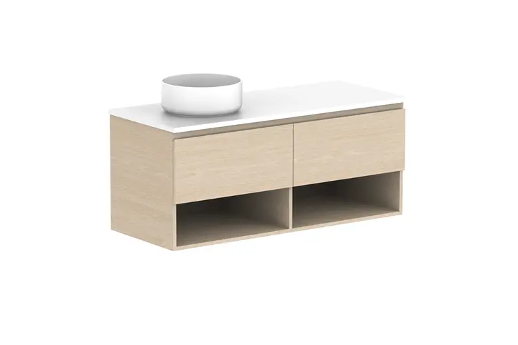 Glacier Pro Shelf Slim 1200 WH Left Bowl - CM