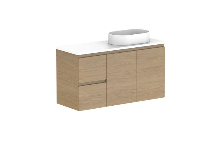 Glacier Lite Ens Dor&Drw Twn 1050WH R DU (DURABLE FINISH)