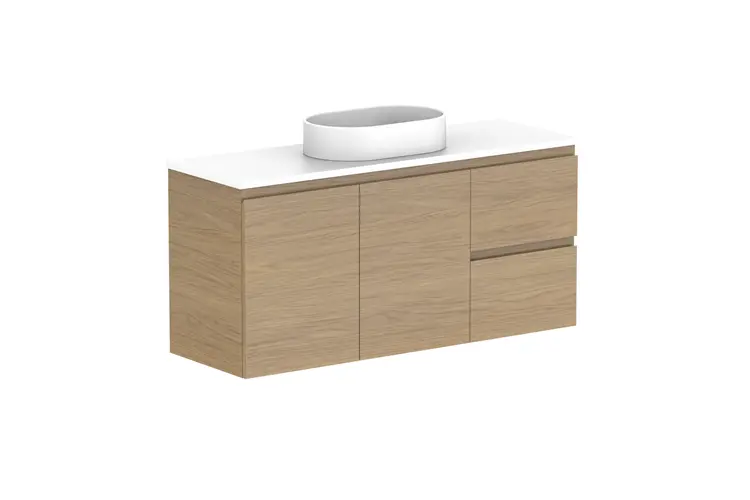 Glacier Lite Ens Dor&Drw Twn 1200WH C CM (MARBLE TOP)