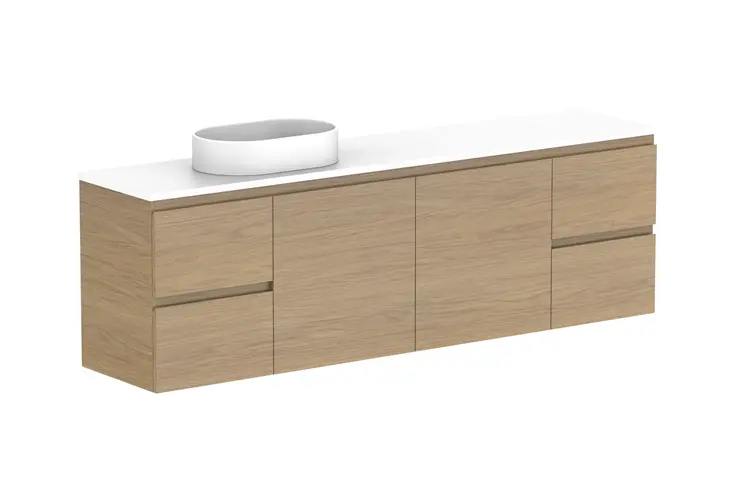 Glacier Pro Ens Dor&Drw Twin 1800WH Left Bowl - CP