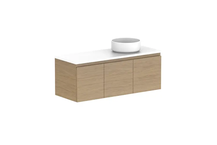 Glacier Pro Ens Dor&Drw Slim 1050WH R CS (CAESARSTONE FINISH) 