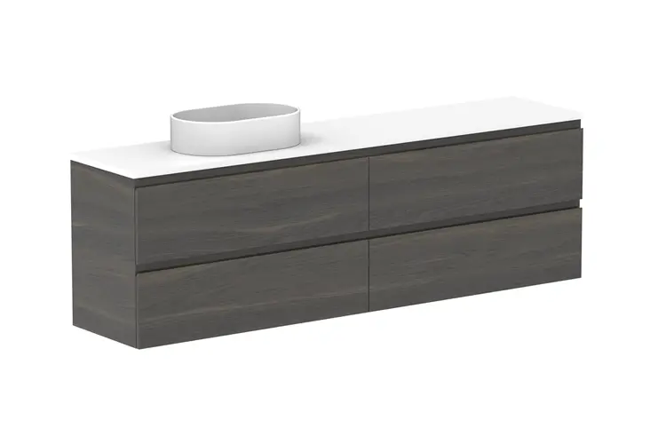 Glacier Pro Ens All Drw Twin 1800WH L CS (CAESARSTONE FINISH)