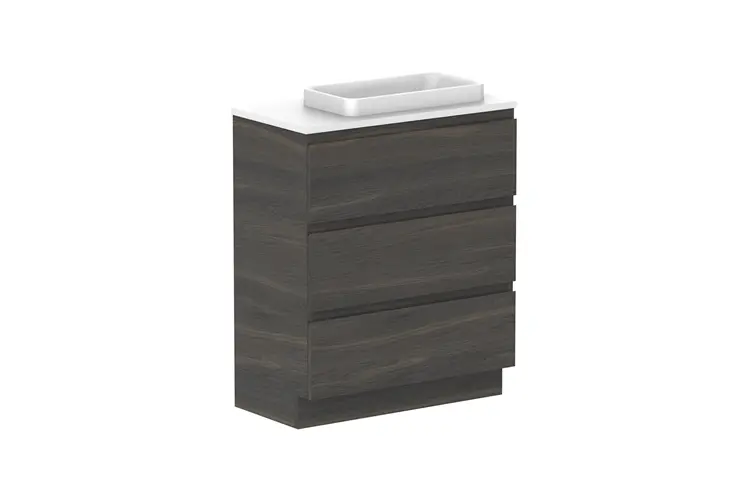Glacier Pro Ens All Drw Trio 750WITH KICKBOARD R CS (CAESARSTONE FINISH) 