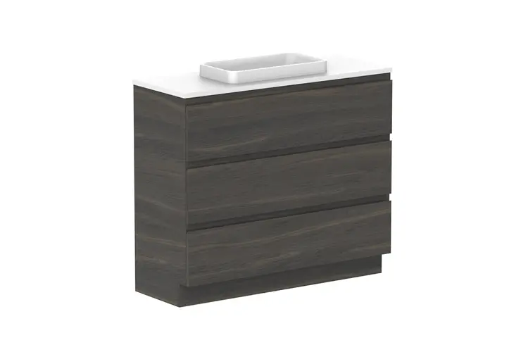 Glacier Pro Ens All Drw Trio 1050WITH KICKBOARD C CS (CAESARSTONE FINISH) 