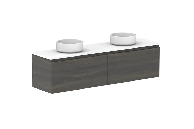 Glacier Pro Ens All Drw Slim 1500WH Double Bowl - CS