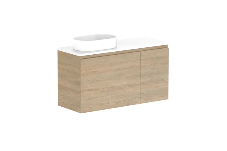 Glacier Pro All Door Ens Twin 1050WH Left Bowl - CP