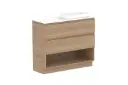 Glacier Lite Ens Shelf Twin 1050 WITH KICKBOARD R DU (DURABLE FINISH) 