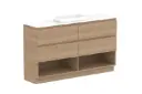 Glacier Lite Ens Shelf Twin 1500 WITH KICKBOARD C DU (DURABLE FINISH)