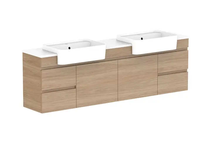 Glacier Pro SR Dor&Drw Twin 1800 WH Double Bowl - CS