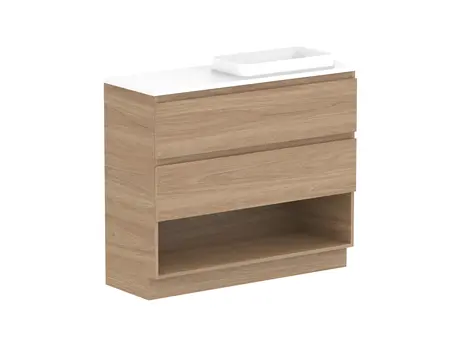 Glacier Caesarstone finish Pro Ens Shelf Twin 1050 WK R CS 