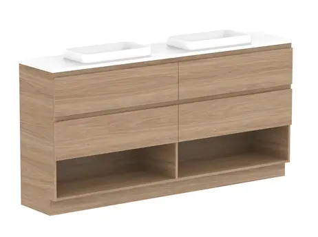 Glacier Customizable Premium Pro Ens Shelf Twin 1800 WK D CP 