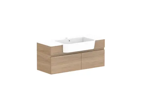 Glacier Marble Top Lite SR Dor&Drw Slim 900 WH C CM 