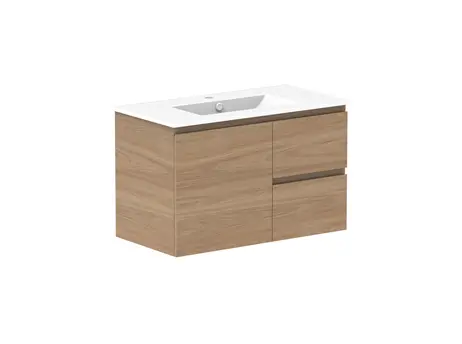 Glacier Durable finish Lite SR Dor&Drw Slim 900 WH C DU 