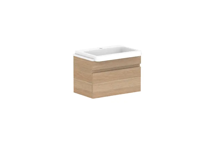 Glacier Lite SR All Drawer Slim 600 WH Centre Bowl - CP
