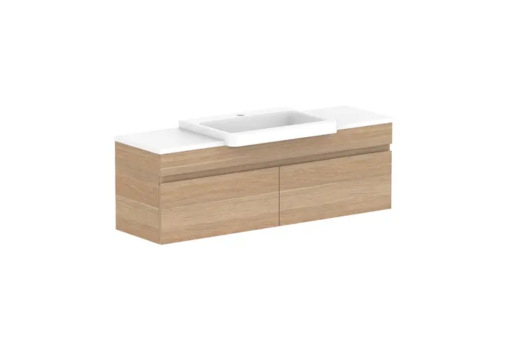 Glacier Lite SR All Drawer Slim 1200 WH Centre Bowl - CS