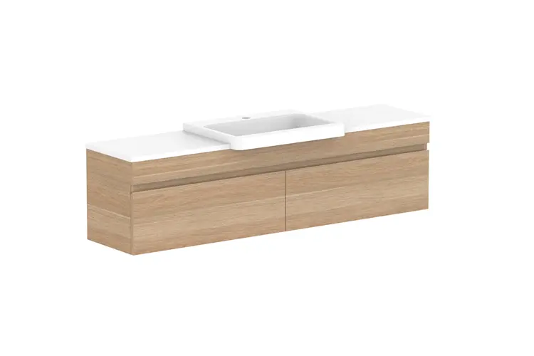 Glacier Lite SR All Drawer Slim 1500 WH Centre Bowl -  CP