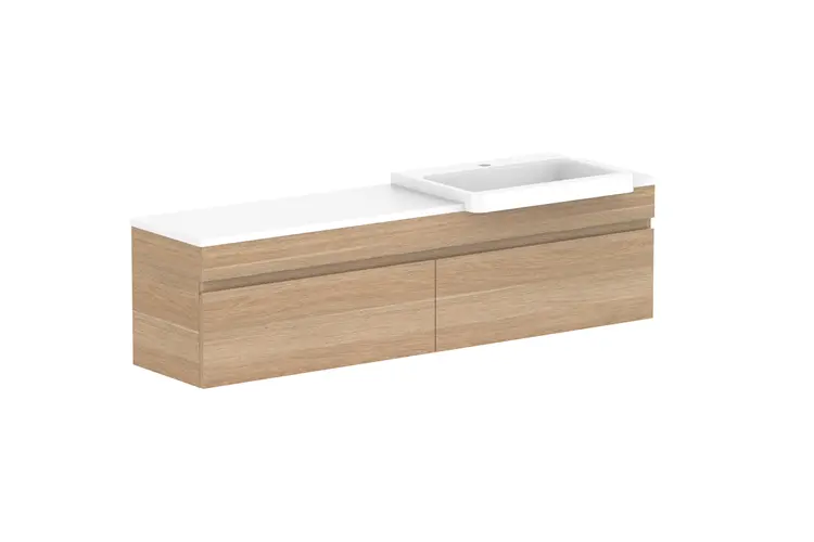Glacier Lite SR All Drawer Slim 1500 WH Right Bowl - CP