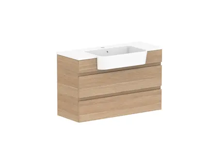 Glacier Caesarstone finish Lite SR All Drw Twin 900 WH C CS 