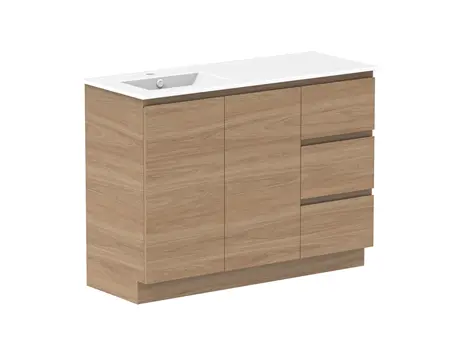 Glacier Caesarstone finish Lite SR All Drw Trio 1200WK L CS 