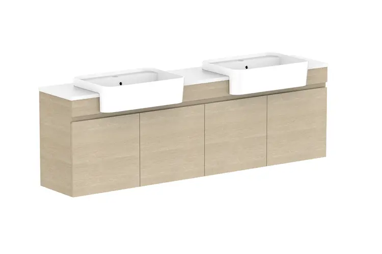 Glacier Lite SR All Door Twin 1800WH Double Bowl - CP