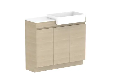 Glacier Caesarstone finish Lite SR All Door Tro 1050WK R CS 