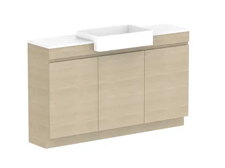 Glacier Caesarstone finish Lite SR All Door Tro 1500WK C CS 