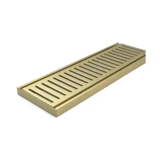 [MS-14GRT-G] 100x100x14mm Brushed Gold Ezy Flow Floor Grate 