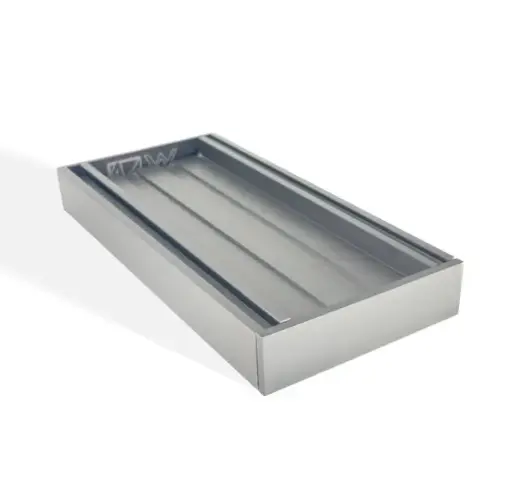 [MS-26TIG-GM] 100x100x26mm Gunmetal Ezy Flow Tile Insert Grate 