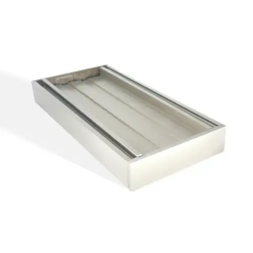 [MS-26TIG-N] 100x100x26mm Brushed Nickel Ezy Flow Tile Insert Grate 