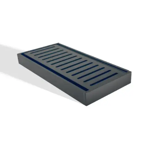 [MS-21GRT-B] 100x100x21mm Brushed Black Ezy Flow Floor Grate 