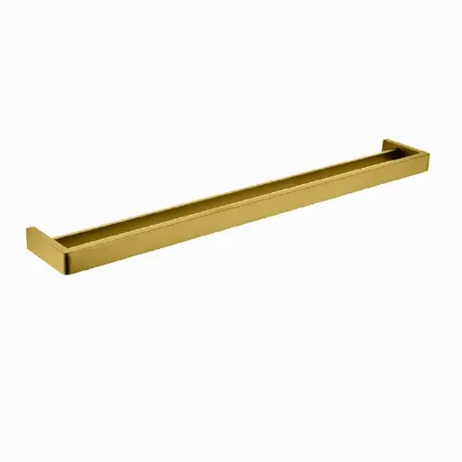 [BUYG7002.TR] IVANO - 600mm Brushed Brass Double Towel Rail 
