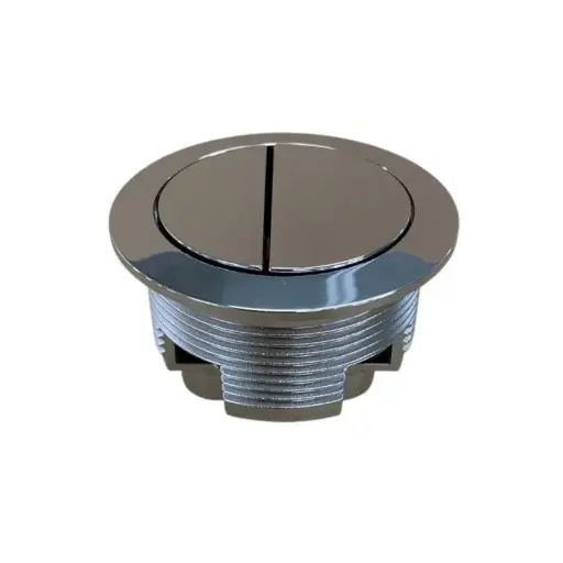 [UN-CBA-BR-CH] Round Chrome Cistern Dual Flush Button (for Two-piece Toilet) 
