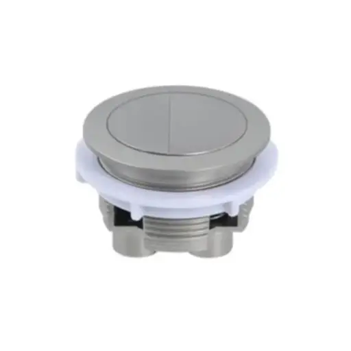 [UN-CBA-BR-BN] Round Brushed Nickel Cistern Dual Flush Button (for Two-piece Toilet) 