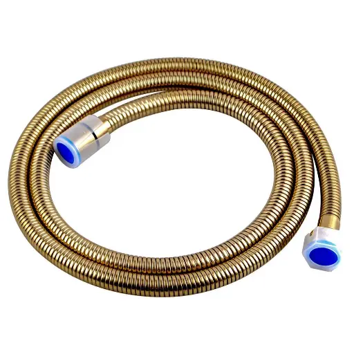 [SH150-BUYG] 1500mm Brushed Brass Stainless Steel Shower Hose