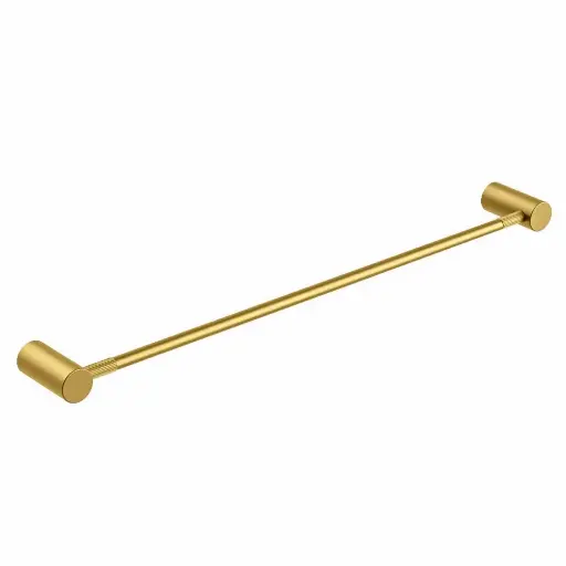 [BUYG9001.TR] CADDENCE - 600mm Brushed Brass Single Towel Rail 