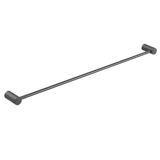 [BUGM9001.8.TR] CADDENCE - 800mm Brushed Gunmetal Single Towel Rail