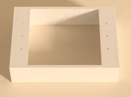 [P94KB-MW] PVC Kickboard 890*430*150mm Matte White