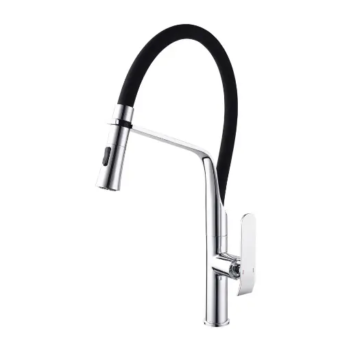 [CH1022.KM] 360-degree swivel spout Chrome Pull Out Kitchen Mixer