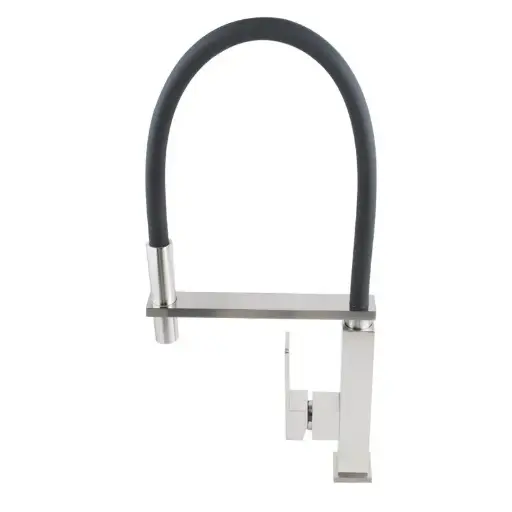 [BU1032.KM] Brushed Nickel Pull Out Kitchen Mixer