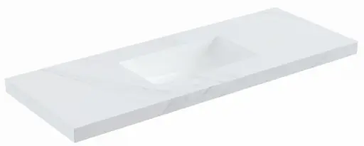 [DU124-NTH] 1200*460*50mm CETO Diamond SINTERED top seamless jointed with ceramic basin without tap hole