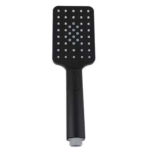 [OX-S8.HHS] Square 3 Functions Black Rainfall Handheld Shower Head 