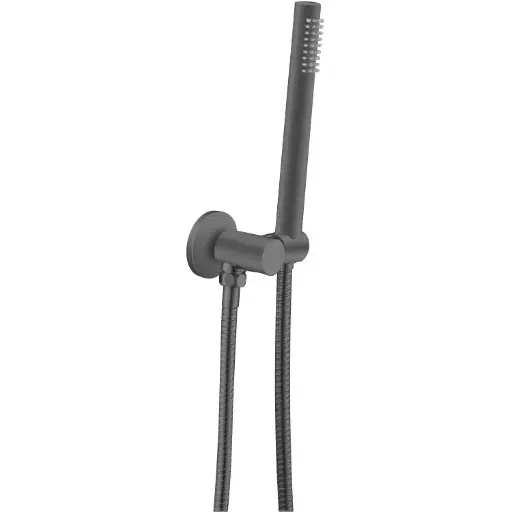 [GM2131.SH] Round Gunmetal Shower Rail with Handheld Shower