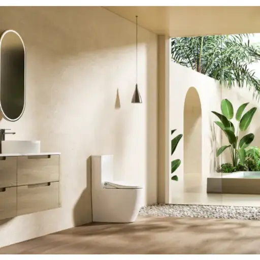 [BS36L-TL6086A] Lafeme Vega Tornado Rimless Smart Toilet Suite with Thea Luxury Bidet Seat