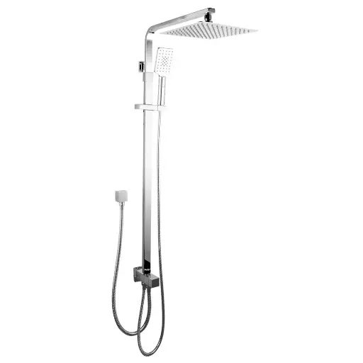 [CH2125.SH.N+CH0002.SH+CH-S8.HHS] 10"inch Slim Square Shower Set with Handheld Spray Head