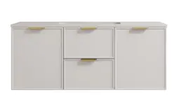 [CM1221RW-MW] 1190*455*480mm Matte White CETO Miami Wall Hung PVC Cabinet