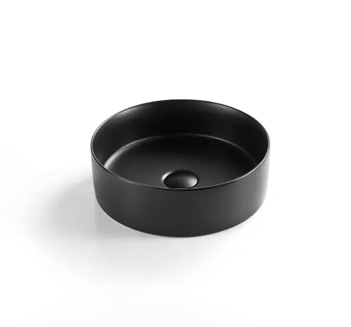 [PA3511-MB] Luna Matte Black Above Counter Basin 