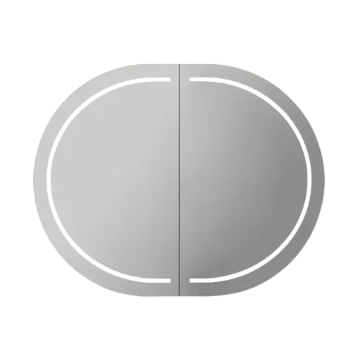 [OARSV6090MW-LED] 600x900x155mm Olivia LED Mirror Cabinet