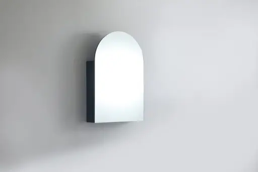 [OARSV6090-MB] 600x900x155mm Olivia Matte Black Mirror Cabinet