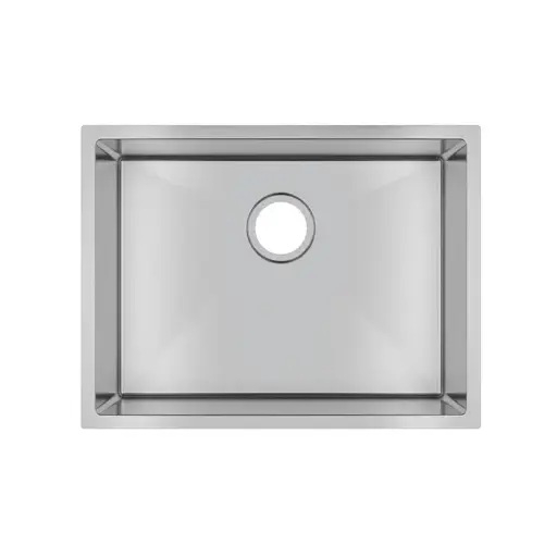 [TWM10D] 600x450x300mm Chrome Stainless Steel Single Bowl Kitchen Sink 