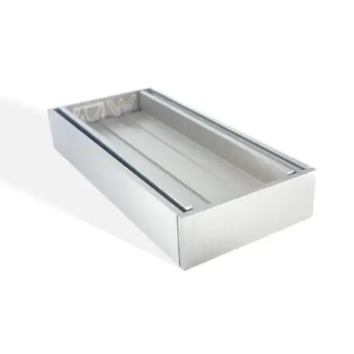 [MS-35TIG-N] 100x100x35mm Brushed Nickel Ezy Flow Tile Insert Grate 